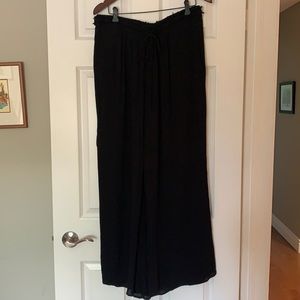 Zara crepe style black pants